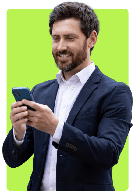 Man with phone